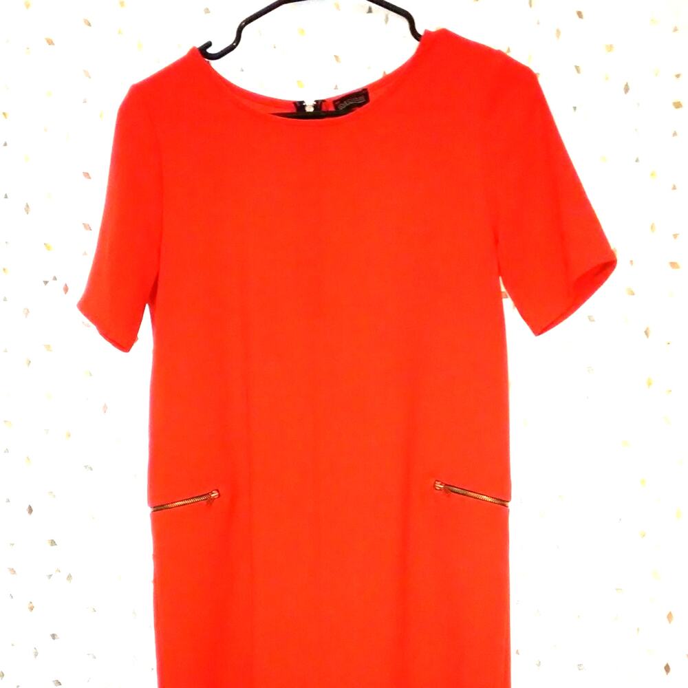 Love Culture Womens Small Dress Orange D9